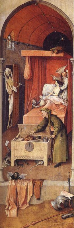 unknow artist Hieronymus Bosch,Doden and miser oil painting image